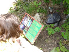 The zoo had nice easy to read plaques for each exibit. 