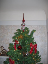 Centellas Christmas Tree and Abuelito's Ornament.
