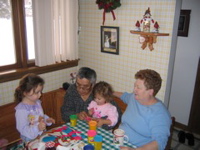 Nothing like Playdough at the breakfast table.