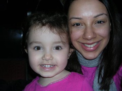 Novali and Tamara at the show. 
