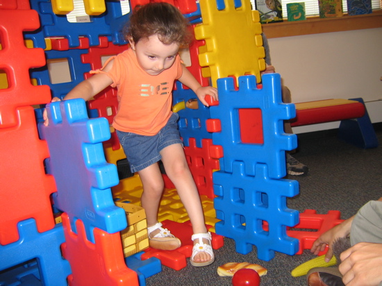 Miguel helped build them a big fort.