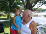 Valerie and her Grandpa Gigi.