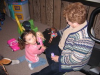 Barbies with Grandma