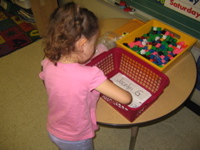 At her summer school.