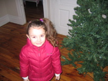 We went to the store... she had to rock the side pony tail... very 80s. 