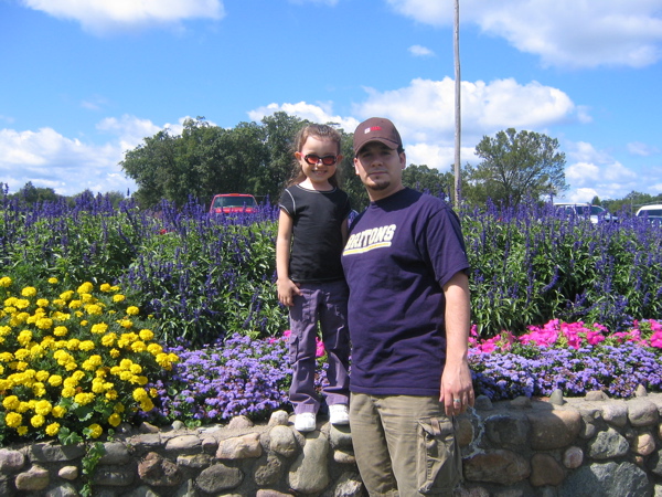 Sunday we went to a fair and park with Heather's family. 