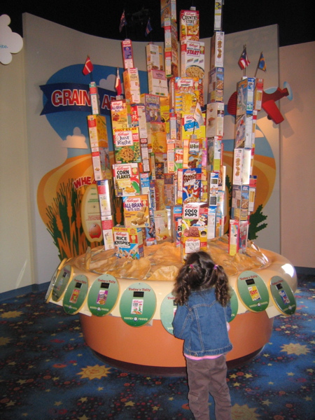 They had some interesting cereal displays.