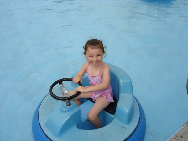 Kiddie water boats.