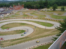 I took a pic of the go-kart tracks. 