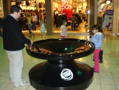 Got to love the money coin fountain.