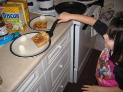 Look at that chef in training...