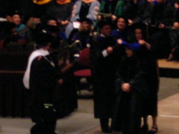 Miguel getting "Hooded"... pic was from very far away. 