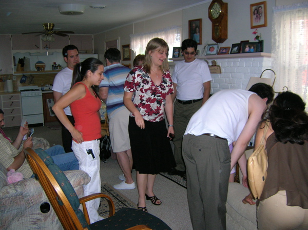 The WHOLE family at the Lake House... 