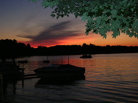 Can't beat sunsets at the lake... 