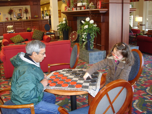 Checkers in the Lobby