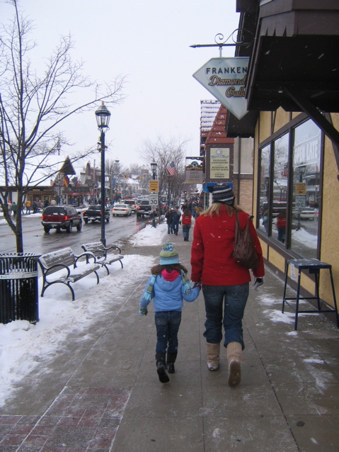 In Frankenmuth, MI to see Ice Sculptures.