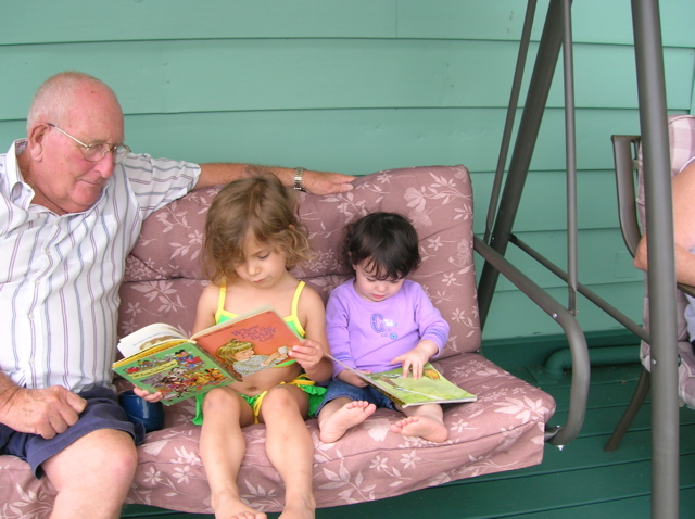 Reading... Valerie making up the story and Ayanna rambling away.