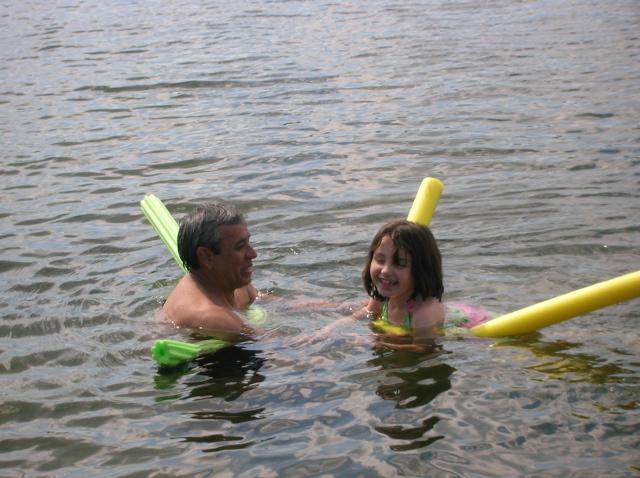 Novali in the water