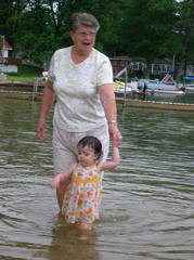 Ayanna in the water...