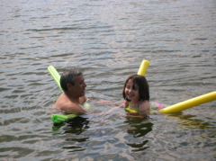 Novali in the water