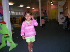 Valerie and Ayanna at day care.