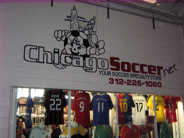 Chi-Town Futbol had a soccer store inside.