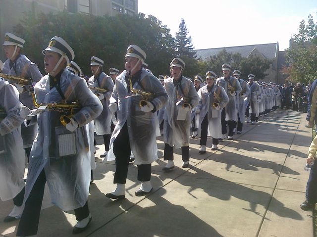 Rain or shine they are ready! 