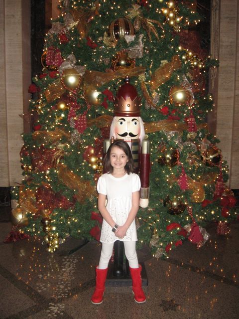 We spent Christmas Eve at the Palmer House in downtown Chicago. 