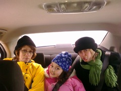 Then off to to sledding!