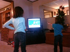 Some Wii golf and bowling