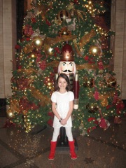 We spent Christmas Eve at the Palmer House in downtown Chicago. 