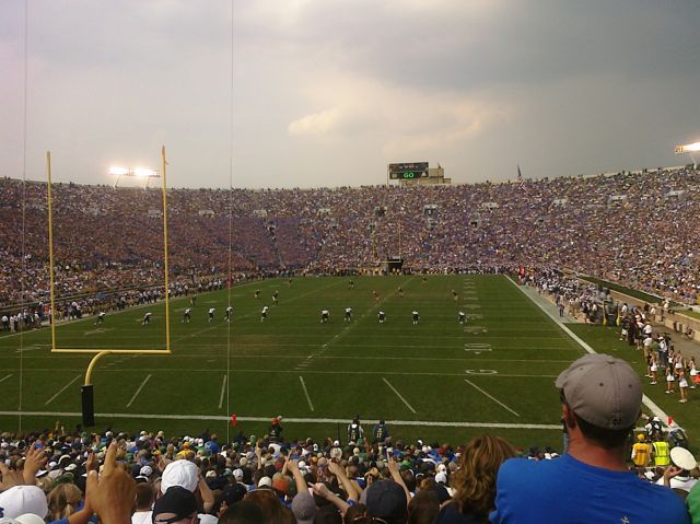 The USF Bulls and weather brought the game to a stop for ND...