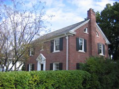 Other side of the house, garage is attached to the left. 