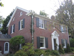 Other side of the house, garage is attached to the left. 