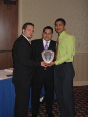 Ramon won the Alumnus of the Year award. 