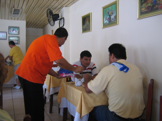 The place is a typical lunch spot. No menu, everyone gets that daily lunch special. Great service. 