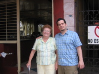 Mom and I after a great lunch...