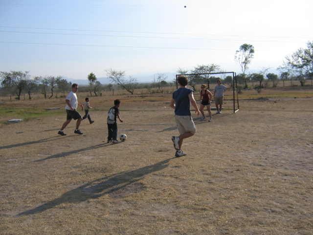 They of course loved soccer. 