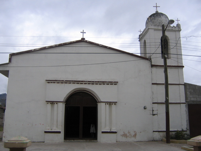 The church in Flores. 