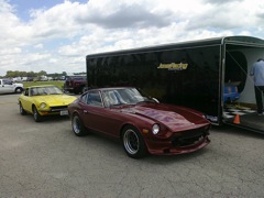 There was a 1972 Datsun 240z at the event. He didn't race her though. 