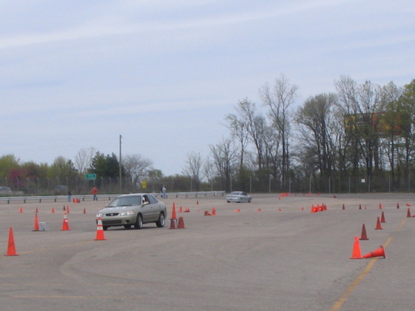 The course had one really tight chicane.