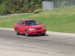 Dave Savage riding along around turn 3 I think. 