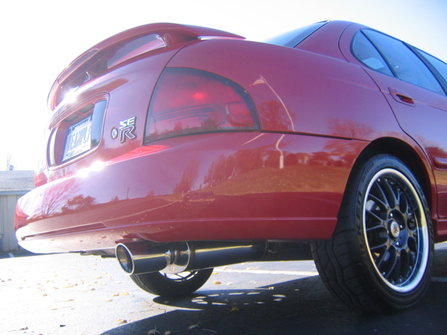 Magnaflow stainless steel catback. 