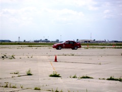 Nearly 100 drivers... and a huge fast course at Grissom Aeroplex in Peru, IN. 